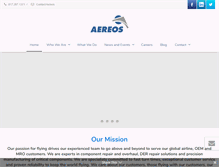Tablet Screenshot of aereos.com